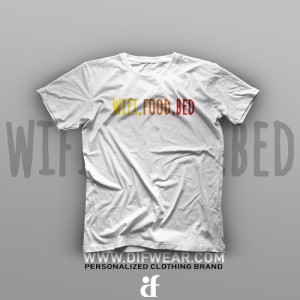 تیشرت Wifi, Food, Bed
