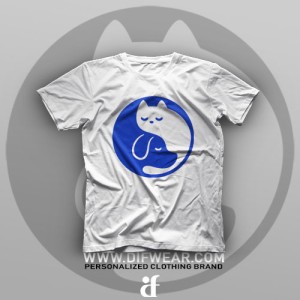 تیشرت Yin And Yang Cat #2