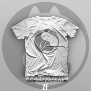 تیشرت Yin And Yang Cat #2