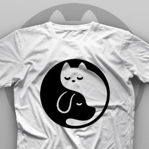 تیشرت Yin And Yang Cat #2