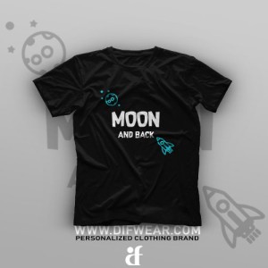 تیشرت To The Moon And Back #B