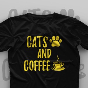 تیشرت Cats and Coffee