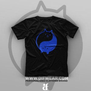 تیشرت Yin And Yang Cat #2