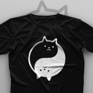 تیشرت Yin And Yang Cat #2