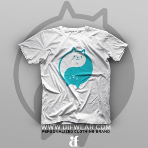 تیشرت Yin And Yang Cat #2