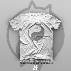 تیشرت Yin And Yang Cat #2