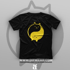 تیشرت Yin And Yang Cat #2