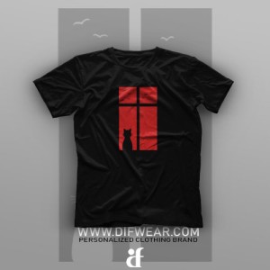 تیشرت Window and the Cat #3