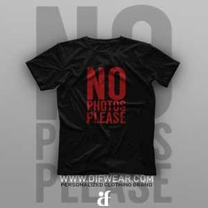 تیشرت No Photos Please #1