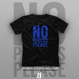 تیشرت No Photos Please #1