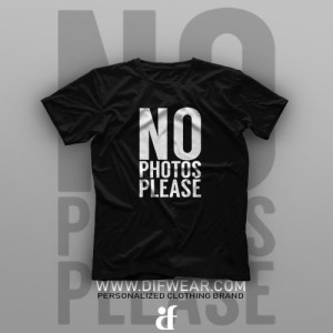 تیشرت No Photos Please #1