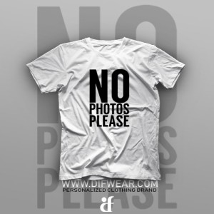 تیشرت No Photos Please #1