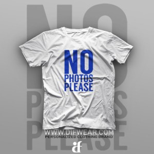 تیشرت No Photos Please #1