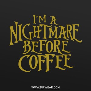 تیشرت Nightmare Before Coffee