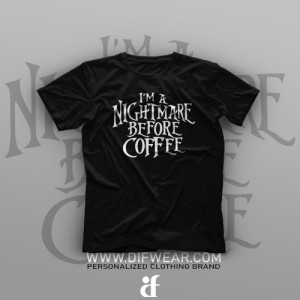 تیشرت Nightmare Before Coffee