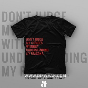 تیشرت Don't Judge Me #XX