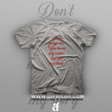 تیشرت Don't Judge Me #XX
