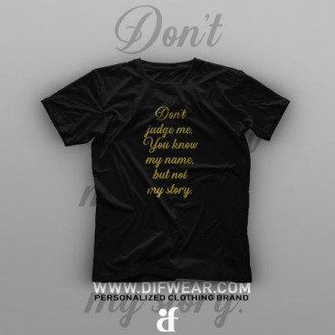 تیشرت Don't Judge Me #XX