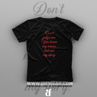 تیشرت Don't Judge Me #XX