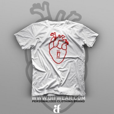تیشرت Heart ON/OFF