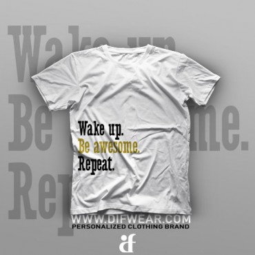 تیشرت Wake Up, Repeat #1