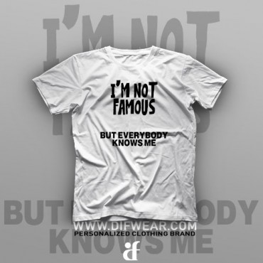 تیشرت I'm Not Famous
