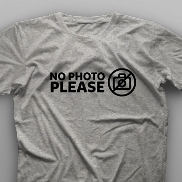 تیشرت No Photo Please #1