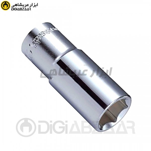 بکس بلند سایز 17 میلیمتر  1/2 شش پر هنس (HANS) مدل 4300M17