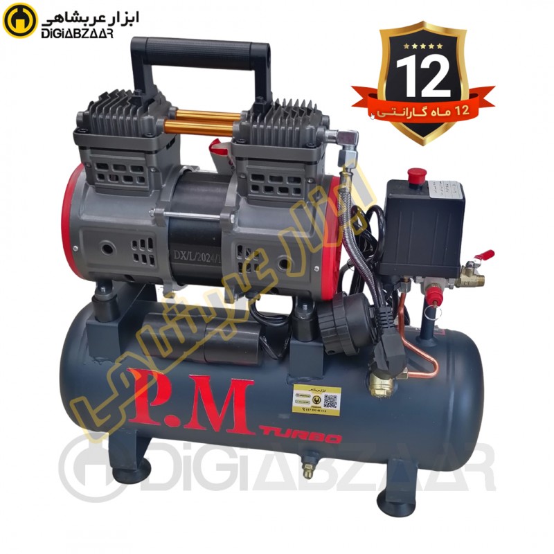 کمپرسور باد سایلنت 12 لیتری آنکور مدل TM12