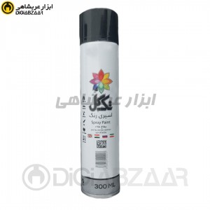 اسپری رنگ مشکی براق متوسط تک گل 300 میلی لیتر