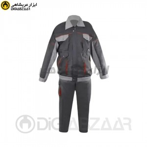 لباس کار درجه یک طرح بوفالو طوسی سایز L