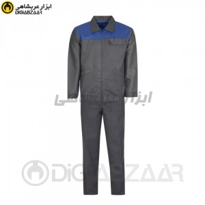 لباس کار مدل ایران خودرویی کجراه طوسی  سایز XXXL