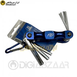 آلن چاقویی 6 پر 8 پارچه 2 تا 8 میل ای زد دی A.Z.D