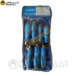 پیچ گوشتی چکش خور کیفی 7 پارچه جادری JADERY