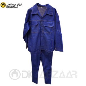 لباس کار جین آبی رنگ سایز 2XL