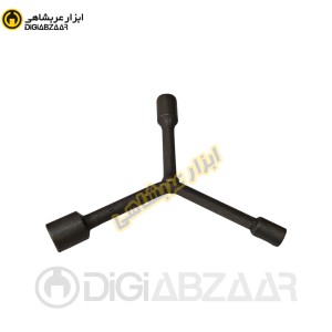 آچار 3 شاخ کوتاه سیموند سایز 8-10-12 میل