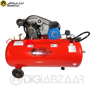 کمپرسور باد 250 لیتری خوابیده خورجینی عربشاهی مدل DGA2065