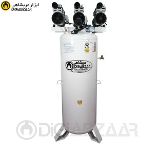 کمپرسور باد سایلنت 250 لیتری ایستاده 3 موتوره 6 سیلندر عربشاهی مدل DGA20803