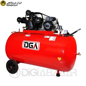 کمپرسور باد ۳۵۰ لیتری خوابیده عربشاهی (پمپ باد صنعتی)