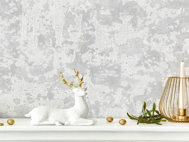 آلبوم کاغذدیواری کربن1 طرح پتینه نقره‌ای کد ۱۰۰۰۸