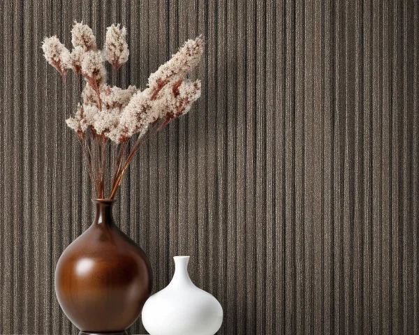 کاغذ دیواری کربن2/carbon طرح راه راه قهوه‌ای کد ۱۰۱۷۷