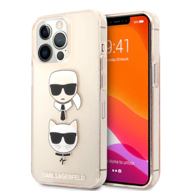 قاب کارل لاگرفلد مدل KLHCP13LKCTUGLGO موبایل آیفون iPhone 13 Pro