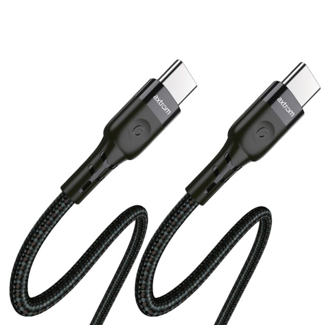 کابل شارژ USB-C به USB-C اکستروم مدل ACB90CC طول 1.2 متر توان 90 وات