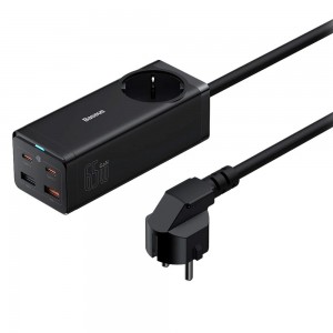 شارژر رومیزی بیسوس Power Combo PowerStrip CCGAN65-1ACE توان 65 وات