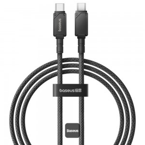 کابل شارژ USB-C به USB-C بیسوس مدل Unbreakable CB000051 P10355800221-00 طول 1 متر توان 100 وات