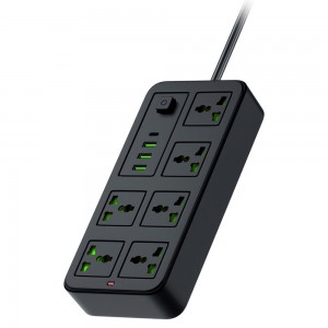 چندراهی و شارژر پرودو بلو مدل PB-6ACPS1C3A-BK توان 2000 وات