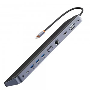 هاب تایپ سی 11 پورت بیسوس Baseus BS-OH060 WKSX030013
