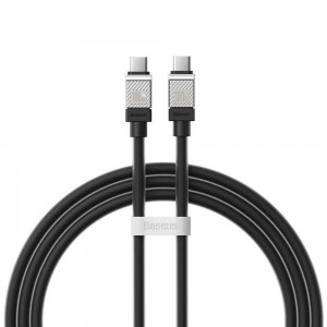 کابل شارژ USB-C به USB-C بیسوس مدل CoolPlay CB000047 CAKW000301 طول 2 متر توان 100 وات