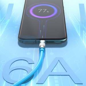 کابل شارژ USB-C به USB-C ایکس او NB-Q228B طول 1.2 متر توان 60 وات