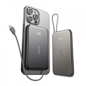 پاوربانک مگنتی یوسمز مدل CD227 ظرفیت 5000 میلی آمپر ساعت توان 20 وات
